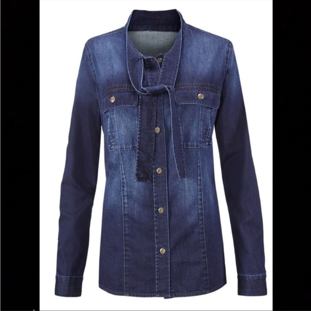 Cabi Waterfall Shirt in M